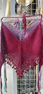 Venta al por mayor de suéteres de punto de ganchillo hechos a mano para mujer Bikini de ganchillo para adultos Ropa de playa Crop Top Traje de baño Ropa de playa para mujer - Product Image 3