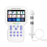 Konmed KM580 Appareil d'exercices de Kegel portable à quatre canaux avec écran tactile, entraîneur musculaire pelvien pour hommes, soulagement de la douleur, stimulateur biofeedback EMG