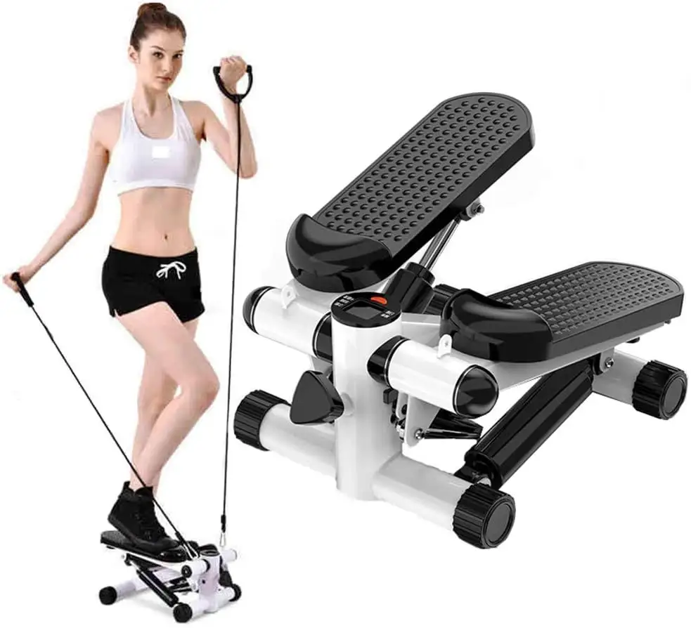 Steppers for Exercise, Mini Stepper with Exercise Equipment for Home Workouts, Hydraulic Fitness Stair Stepper