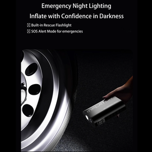 Tomavor Mini 150psi compresseur d'air de voiture Portable ABS matériel pompe gonflable numérique intelligente <span class=keywords><strong>pour</strong></span> pneu de voiture anneau de bain gonflage de <span class=keywords><strong>bateau</strong></span> - Product Image 4