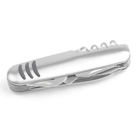 Couteau de poche multifonction 15 en 1, couteau de poche pliable multifonction avec lame en acier inoxydable, outil EDC pour le camping, la randonnée et la survie