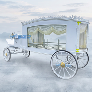 รถม้าศพสุดหรู ปี 2026 รถใหม่ รถลากม้า รถพ่วงม้าศพ รถม้าสำหรับงานศพ - Product Image 1