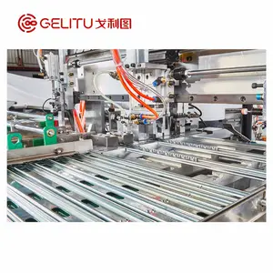 GELITU Assembling Equipment Full Automatic Telescopic Channel Making Machine