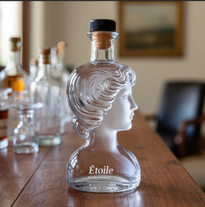 Bouteille en verre personnalisée de luxe de 500 ml, transparente, pour <span class=keywords><strong>tequila</strong></span>, Bordeaux et boissons énergisantes, forme spéciale - Product Image 6
