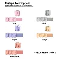 Lest de poignet unisexe triangulaires durables en silicone avec logo personnalisé et fermeture Velcro de la même couleur pour la vente en gros en studio