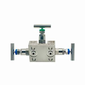 工場直販 SS316 14mm一体型三弁アセンブリ マニホールドバルブ 計器用バルブ 汎用 - Product Image 4