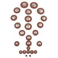 Professional Waterproof Leather Pads for Saxophone High Quality Saxophone Replacement Pads Instrument Repair Parts