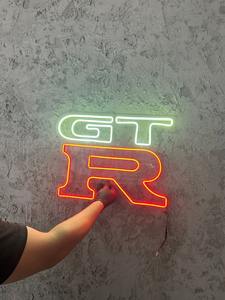GTR Car Logo Multi-Color Neon Sign IPX3 Waterproof LED <b>USB</b> Powered Wall Mount for Mall & Home Decor Car Enthusiast Gift - Product Image 2