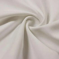 Tissu en polyester uni de qualité supérieure pour vêtements et usage domestique, durable, poids moyen, évacuation de l'humidité, séchage rapide, entretien facile, disponible