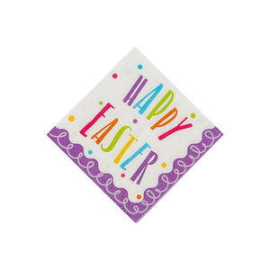 ชุดอุปกรณ์บนโต๊ะอาหารกระดาษสำหรับงานปาร์ตี้อีสเตอร์แบบกำหนดเอง จานกระดาษ แก้วน้ำ ผ้าเช็ดปาก ผ้าปูโต๊ะสำหรับงานปาร์ตี้อีสเตอร์ - Product Image 4