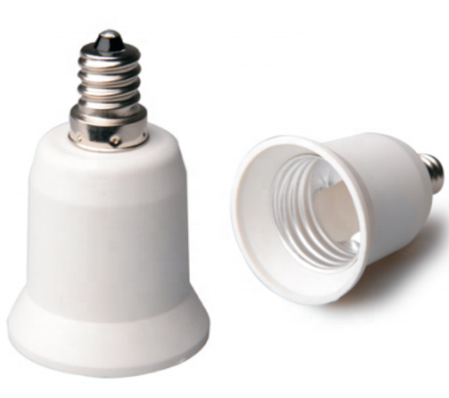 CE RoHS Certified E12 E26 Lamp Converter Adapter Candelabra Standard Bulb Socket Screw Style Lamp Holder Lamp Base
