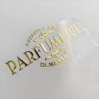 Autocollants de transfert UV DTF personnalisés, étiquettes de logo en cristal 3D en relief, imperméables, vernis, transfert à froid pour bouteilles
