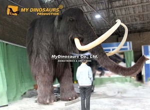 Modèle <span class=keywords><strong>d</strong></span>'animal animatronique de grande taille pour <span class=keywords><strong>d</strong></span>écoration murale MY DINO AA-208, modèle de mammouth - Product Image 3