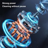 5-en-1 ménage cuisine électrique balai automatique rotatif puissance épurateur avec poussière brosse vaisselle épurateur nettoyage Spin épurateur