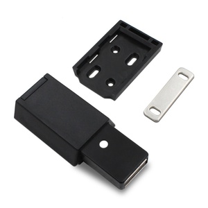 Poignée de porte invisible à pression avec interrupteur, aimant puissant pour armoire, rebondisseur robuste, moderne, pour salon, extérieur, hôtel - Product Image 4