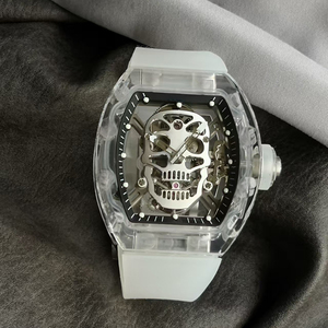 Reloj Tourbillon de Edición Limitada de Lujo y Alta Calidad para Hombre, Caja de Cristal, Diseño de Calavera, Mecánico Automático, Deportivo, Resistente al Agua - Product Image 1