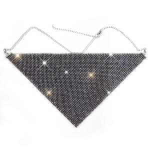 Mode Dame Bruiloft Sluier Geometrische Charme Gezichtsmasker Kleur Kwast Kralen Steen Strass Masker Voor Vrouwen Feest <span class=keywords><strong>Prom</strong></span> Sieraden - Product Image 6