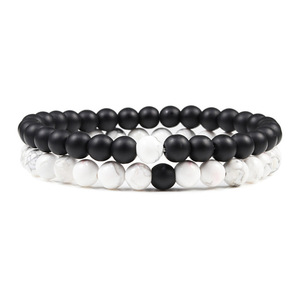 Bracelet en pierre naturelle avec perles de verre colorées, amplificateur d'intuition, livraison rapide mondiale pour les grossistes, carte de conseils d'entretien - Product Image 4
