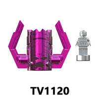TV6214 Super Héros : Doctor Doom, Silver Surfer, Invisible Woman, Mister Fantastic, Galactus - Blocs de construction pour enfants