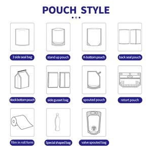 カスタムロゴ対応 食品包装用 防水・生分解性プラスチック ジッパー付きポーチ ドイパック アルミ箔 スタンドアップパウチ - Product Image 6