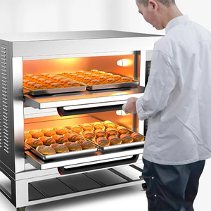 Mini four à pizza à <span class=keywords><strong>prix</strong></span> compétitif gaz 2 étages personnalisé <span class=keywords><strong>prix</strong></span> raisonnable four à gaz à convection petit four à gaz - Product Image 5