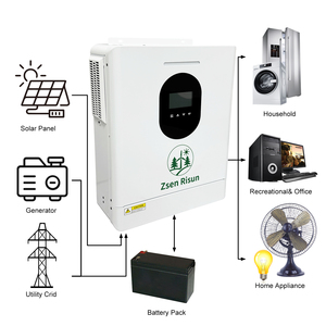 Inversores Solares MPPT de 10kw 6.2kw 5kw Preço de Atacado Monofásico 10kw 6kw 4.2kw 24v 48v Inversor Solar Híbrido 12kw Off Grid - Product Image 2