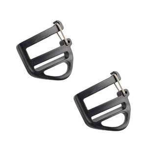 Mousqueton à <span class=keywords><strong>clip</strong></span> pour sangle 25 mm (1 pouce) avec boucle de ceinture à verrouillage ouvert et connecteur coulissant pour sac à dos - Product Image 2