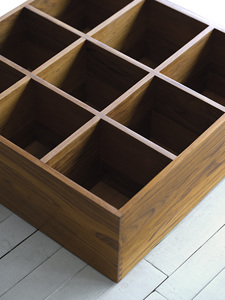 Myanmar Teak <b>Solid</b> <b>Wood</b> Nine-Compartment Simple Modern Design Creative <b>Bookcase</b> & Bedroom Cabinet Home Furniture - Product Image 4