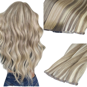 Extensiones de Cabello Remy Genius Wavy de Alta Calidad para 2026, Cabello Humano Chino Doble Trama, Ondulado, Suave, Sin Procesar - Product Image 1