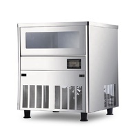 Machine populaire de fabrication de glace en forme de lune, croissant, 130kg par jour