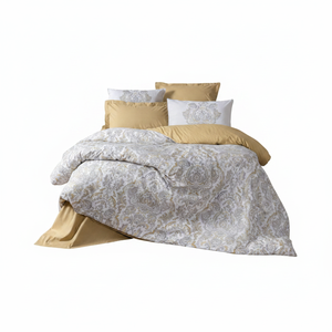Najva Mustard Bohemian <b>Single</b> Duvet Cover <b>Set</b> Luxury Cotton Box Series for Home <b>Bedding</b> Vintage 4 Pcs for Twin Living Christmas - Product Image 2