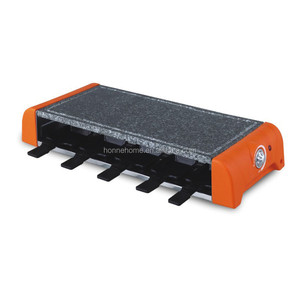 Famille servi électrique alimenté <span class=keywords><strong>12</strong></span> personnes BBQ <span class=keywords><strong>Raclette</strong></span> Grill avec mini casseroles - Product Image 3