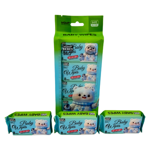 Oem du lịch xách tay kích thước tùy chỉnh ướt khăn lau Mini khăn lau không dệt vải mô dễ thương ướt khăn lau cho tay - Product Image 5