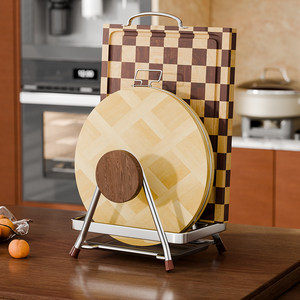 Support de planche à découper pour comptoir de cuisine, rangement multifonctionnel pour couvercles et planches - Product Image 5
