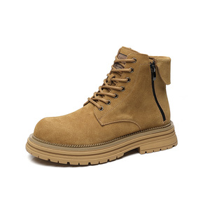 Bottes <span class=keywords><strong>Chelsea</strong></span> pour hommes en cuir pleine fleur, semelle extérieure durable, style polyvalent pour le bureau et le quotidien, vente en gros d'usine - Product Image 5