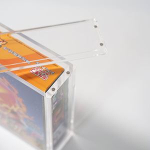 Pokeon Card Booster <b>Box</b> Display Case <b>Clear</b> <b>Acrylic</b> Protective Storage Holder for Japanese Cards - Product Image 6