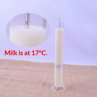 Precise Measurements Glass Material Sacharometer Densitometer Accuracy 20C Temperature Compensation Manual Calibration