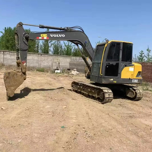 Machines de terrassement de haute qualité VOLVO EC80D 90% nouvelle pelle sur chenilles hydraulique à bas prix à vendre - Product Image 1