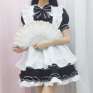 Miracle Nikki Anime Maid Cosplay Dress Set Black <b>White</b> Lolita Women Adult Costume - Product Image 2