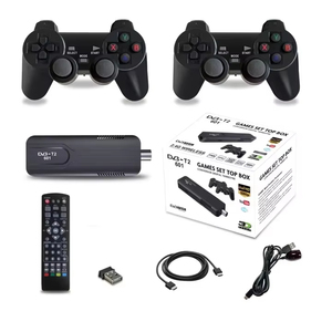 Consola de <span class=keywords><strong>Juegos</strong></span> Transfronteriza ISDB-T/DVB-T2, Decodificador de TV 4K Android de Doble Sistema con Función Inalámbrica para <span class=keywords><strong>Dos</strong></span> <span class=keywords><strong>Jugadores</strong></span> - Product Image 6
