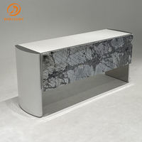 Buffets en bois salon armoire de rangement gris luxe Buffet armoire Buffet moderne côté armoire Buffet Table meubles