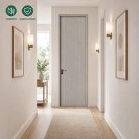 Porte intérieure en mélamine de qualité supérieure, écologique, durable et résistante aux rayures, pour hôtels et commerces