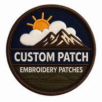 Patch brodé 3D personnalisé en chenille écologique, motifs fleurs, alphabet, cœurs, pour chapeaux, activités de plein air, thermocollant et à coudre, vente en gros