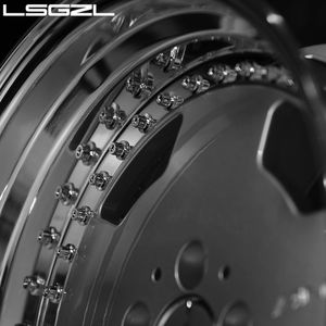 ขอบล้อรถ<span class=keywords><strong>2</strong></span>ชิ้น3ชิ้นล้อแม็กล้ออัลลอยปลอมแปลง lsgzl สำหรับ Mercedes-Benz & AMG 17 18 19 20 21 22 23 24นิ้ว6061-T6 - Product Image 4