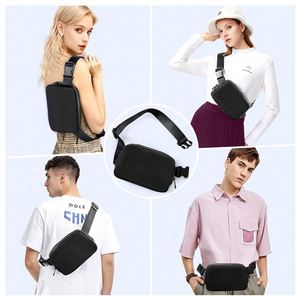 Custom Logo Nylon Waterproof Fanny Pack Phone <b>Pouch</b> Belt Bag Running Sport Crossbody Everywhere Waist Bag for Women <b>Men</b> - Product Image 6