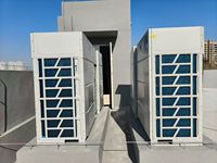 Système VRF Midea V8 de 20 à 48 CV, climatisation centrale pour usage commercial, refroidissement et chauffage simultanés