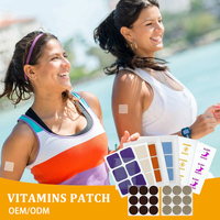 Patch énergétique transdermique personnalisé à la vitamine B12 Patch pour la peau des fournisseurs de soins de santé à haute teneur en vitamines