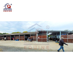 Abri pour chevaux pour la ferme Course permanente dans le hangar à l'extérieur de l'écurie Horse Stall - Product Image 3