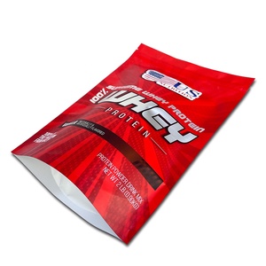 Sacs en plastique de poudre d'isolation de protéine de lactosérum en papier d'aluminium laminé imprimé personnalisé - Product Image 2