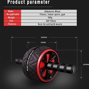 Nessun rumore Muscle Trainer attrezzature per il Fitness <span class=keywords><strong>Ab</strong></span> Roller Abs Core <span class=keywords><strong>Wheel</strong></span> Workout Home Gym attrezzature per il Fitness Training Muscle <span class=keywords><strong>Wheel</strong></span> - Product Image 5